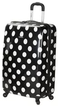 Big polka dot suitcase